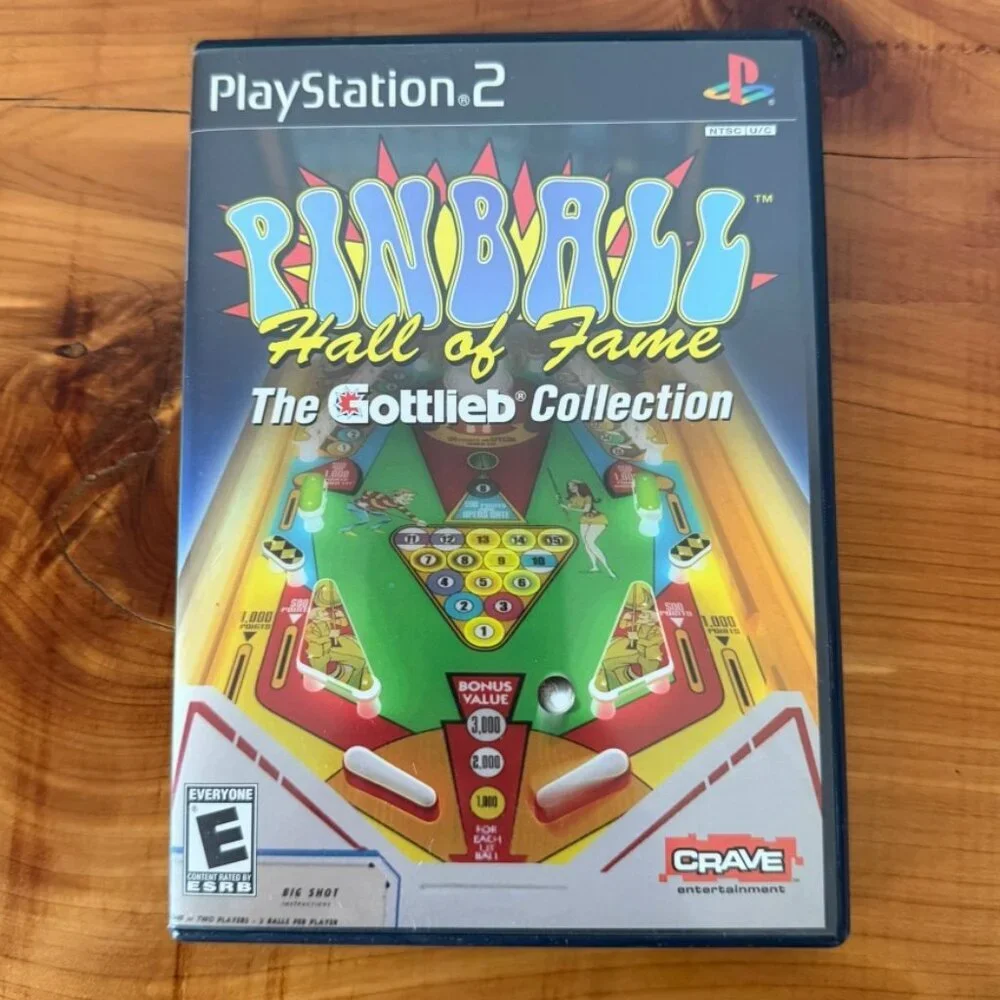 Play Station 2 Pinball Hall of Fame: The Gottlieb Collection Video Game